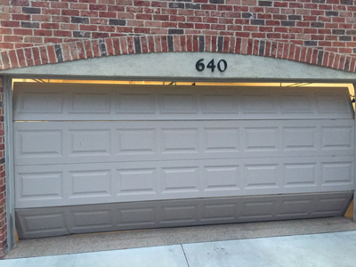 Do you put lot of pressure on your garage door