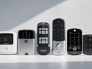 Assortment of advanced garage door opener controllers and smart technology devices for modern homes in Goodyear, AZ